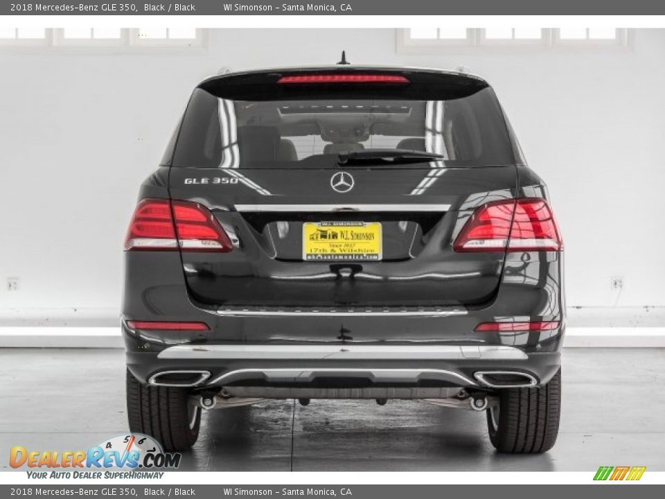 2018 Mercedes-Benz GLE 350 Black / Black Photo #4