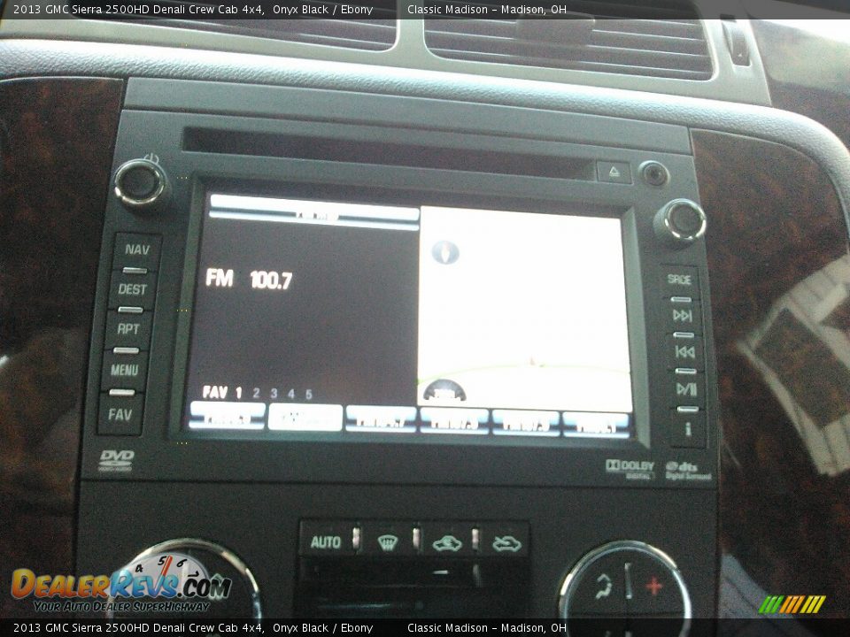 2013 GMC Sierra 2500HD Denali Crew Cab 4x4 Onyx Black / Ebony Photo #12