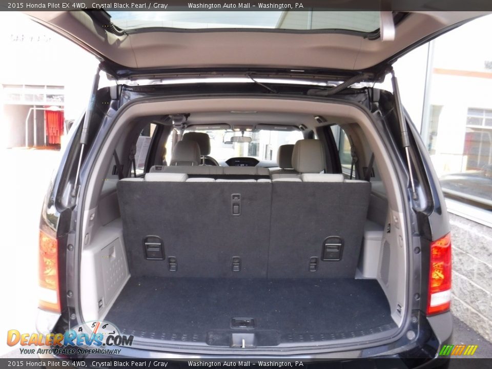 2015 Honda Pilot EX 4WD Crystal Black Pearl / Gray Photo #26