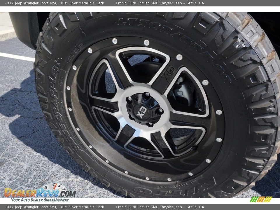 2017 Jeep Wrangler Sport 4x4 Billet Silver Metallic / Black Photo #11