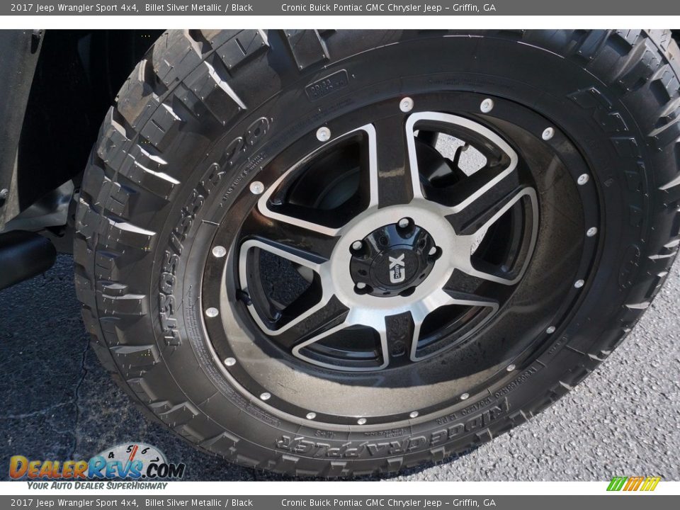 2017 Jeep Wrangler Sport 4x4 Billet Silver Metallic / Black Photo #13