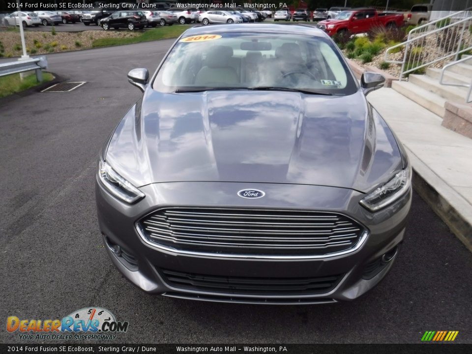2014 Ford Fusion SE EcoBoost Sterling Gray / Dune Photo #3