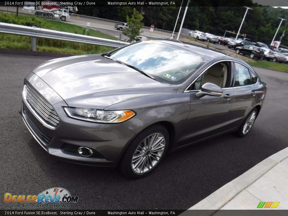 2014 Ford Fusion SE EcoBoost Sterling Gray / Dune Photo #4