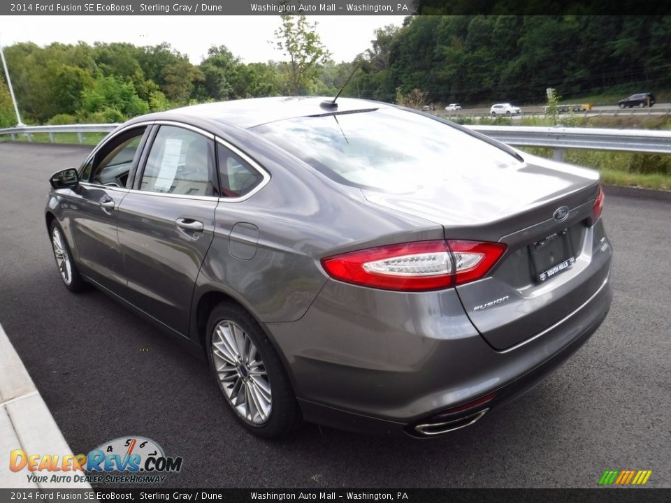 2014 Ford Fusion SE EcoBoost Sterling Gray / Dune Photo #6