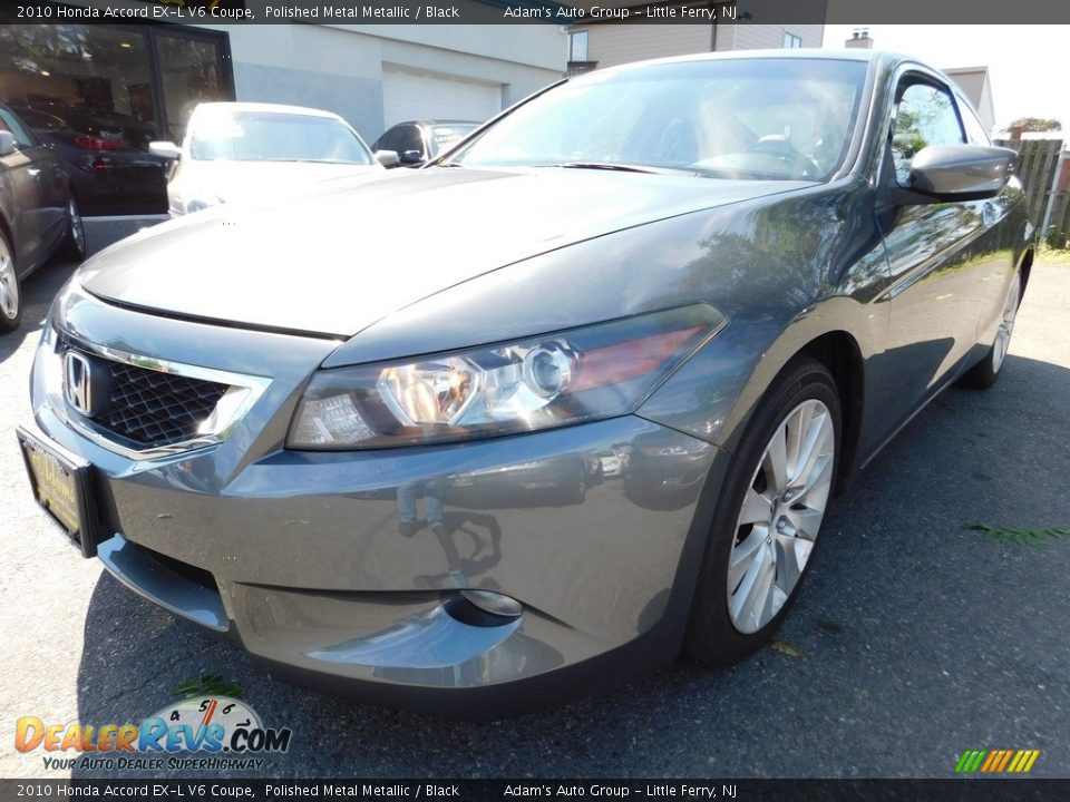2010 Honda Accord EX-L V6 Coupe Polished Metal Metallic / Black Photo #3