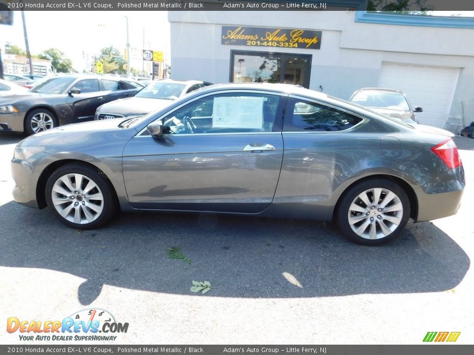 2010 Honda Accord EX-L V6 Coupe Polished Metal Metallic / Black Photo #4