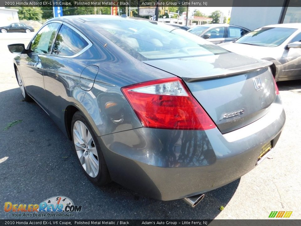 2010 Honda Accord EX-L V6 Coupe Polished Metal Metallic / Black Photo #5