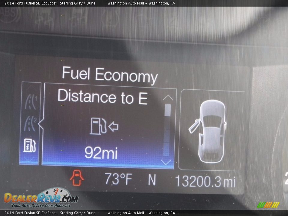 2014 Ford Fusion SE EcoBoost Sterling Gray / Dune Photo #25
