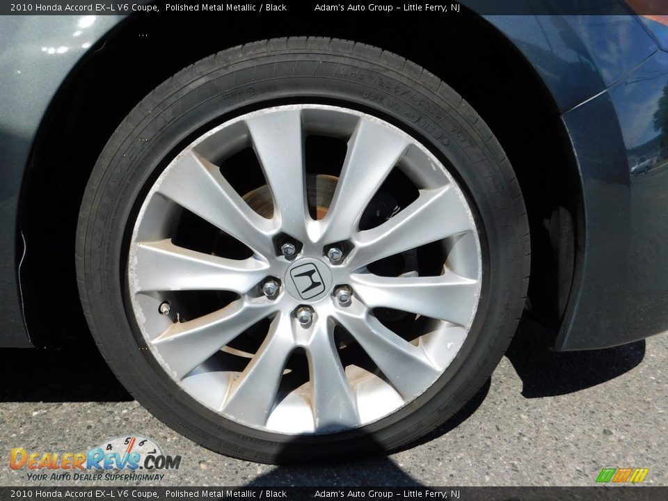 2010 Honda Accord EX-L V6 Coupe Polished Metal Metallic / Black Photo #10