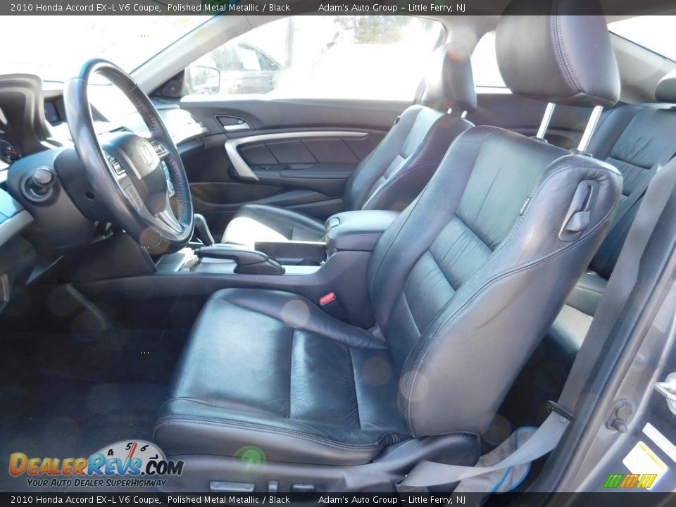 2010 Honda Accord EX-L V6 Coupe Polished Metal Metallic / Black Photo #13