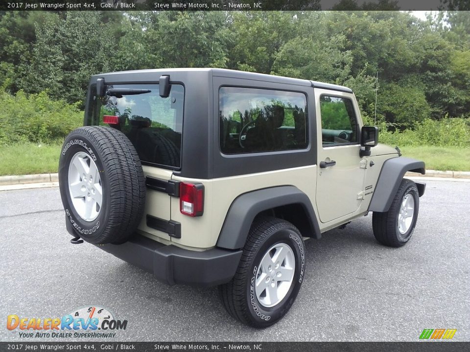 2017 Jeep Wrangler Sport 4x4 Gobi / Black Photo #6
