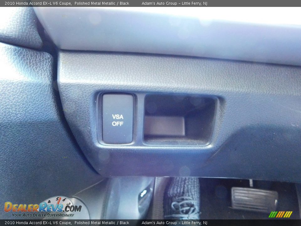 2010 Honda Accord EX-L V6 Coupe Polished Metal Metallic / Black Photo #18