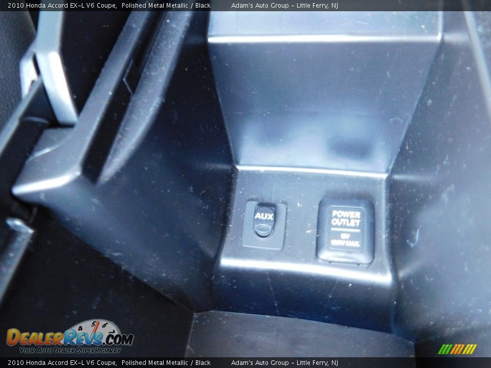2010 Honda Accord EX-L V6 Coupe Polished Metal Metallic / Black Photo #25