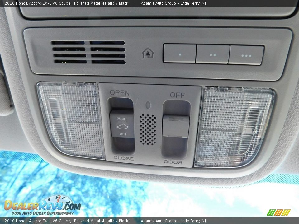 2010 Honda Accord EX-L V6 Coupe Polished Metal Metallic / Black Photo #31