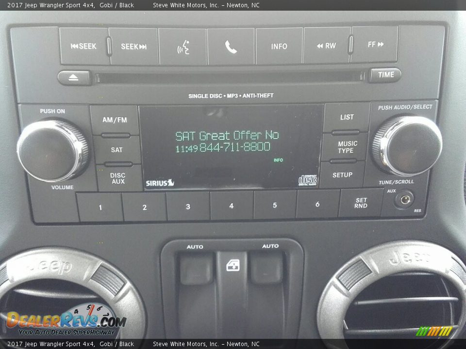 2017 Jeep Wrangler Sport 4x4 Gobi / Black Photo #21