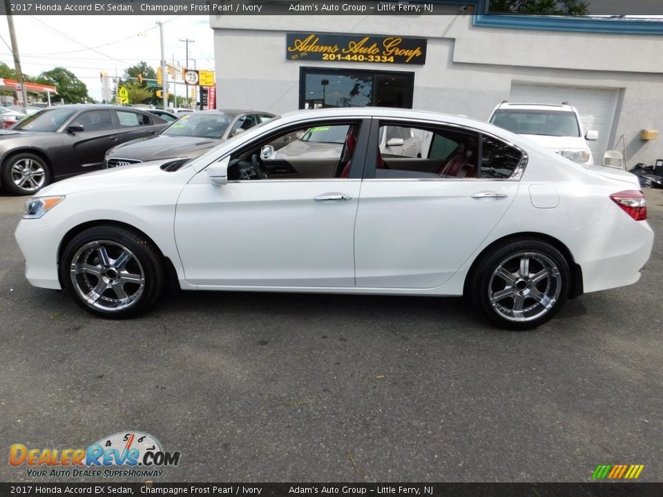 2017 Honda Accord EX Sedan Champagne Frost Pearl / Ivory Photo #4