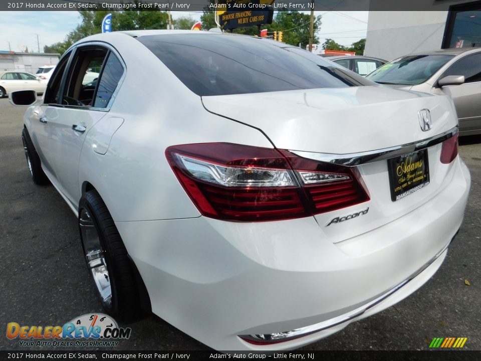 2017 Honda Accord EX Sedan Champagne Frost Pearl / Ivory Photo #5