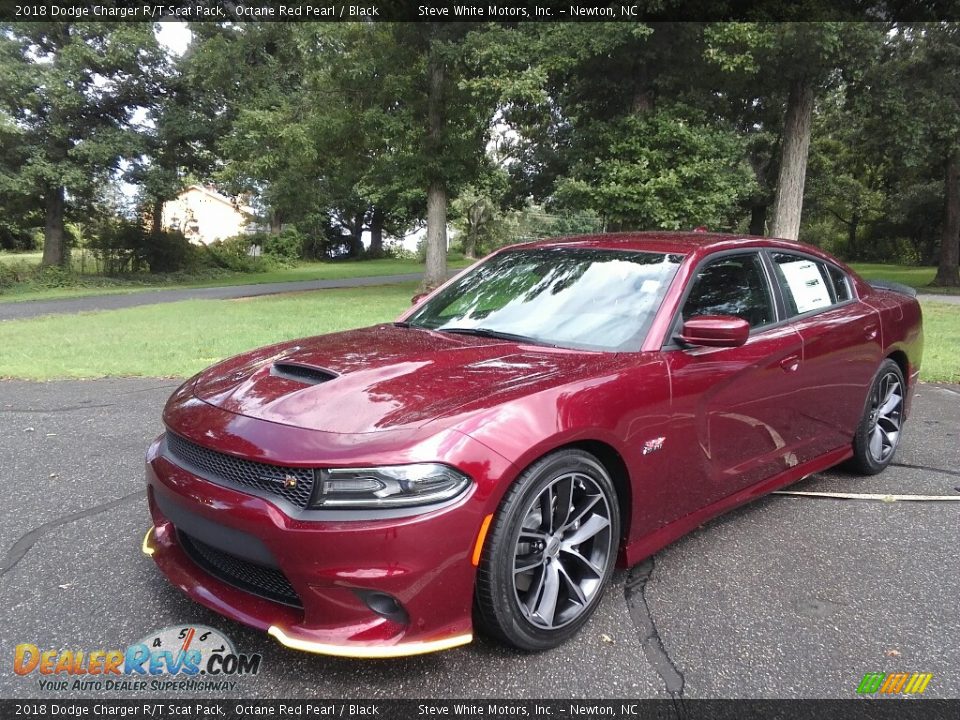 2018 Dodge Charger R/T Scat Pack Octane Red Pearl / Black Photo #2