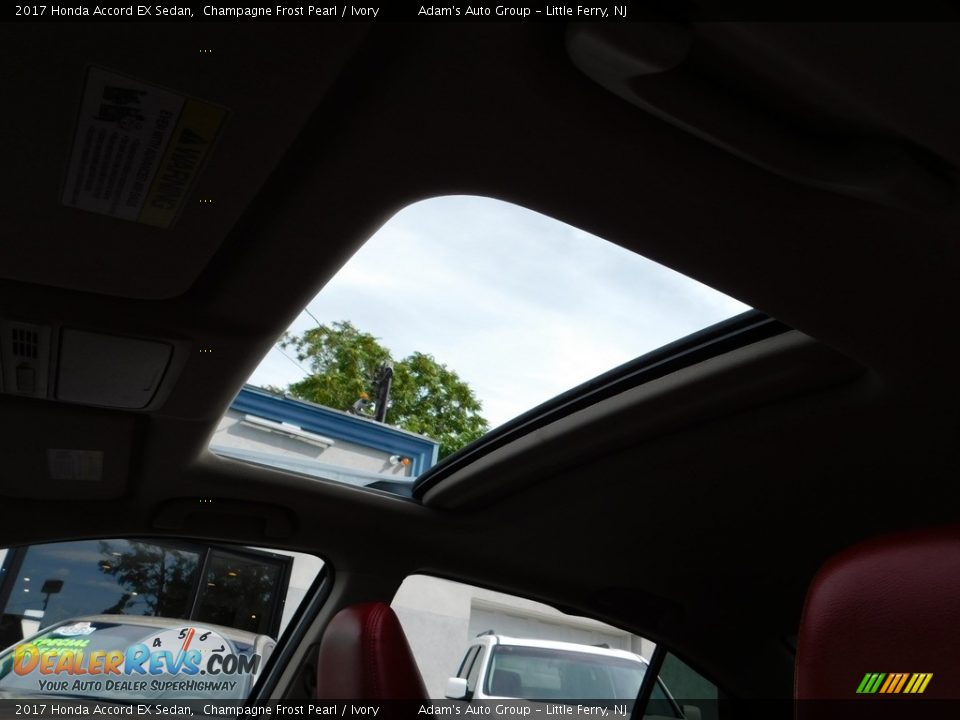 2017 Honda Accord EX Sedan Champagne Frost Pearl / Ivory Photo #12