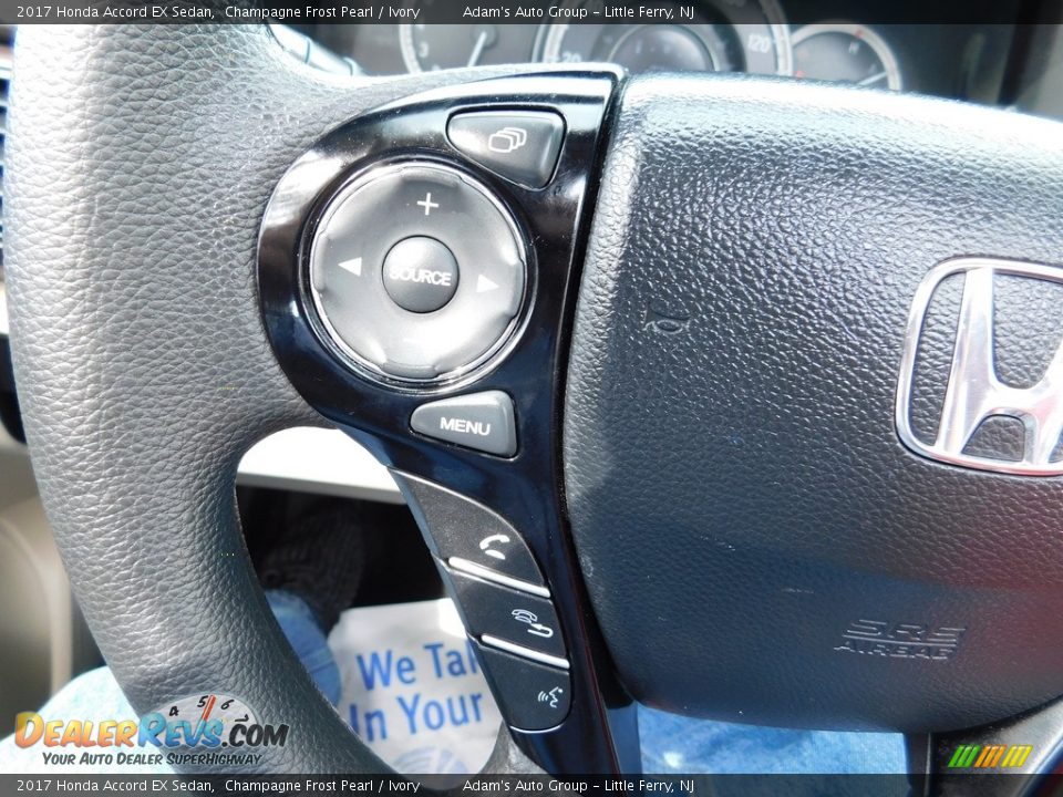 2017 Honda Accord EX Sedan Champagne Frost Pearl / Ivory Photo #19