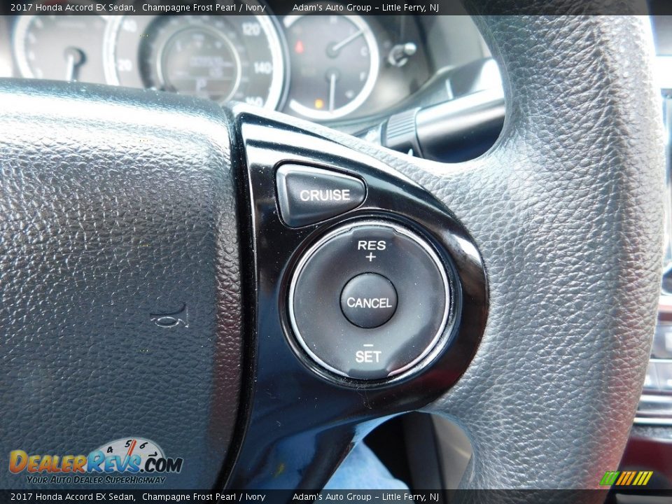 2017 Honda Accord EX Sedan Champagne Frost Pearl / Ivory Photo #20