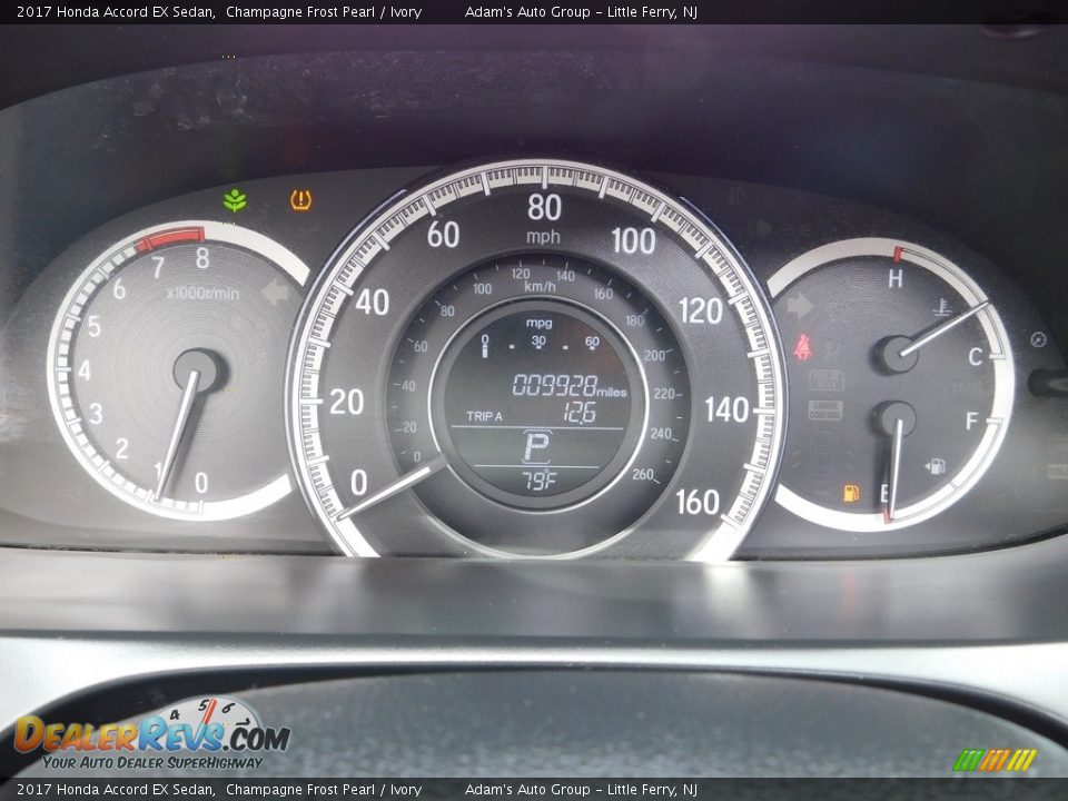 2017 Honda Accord EX Sedan Champagne Frost Pearl / Ivory Photo #21