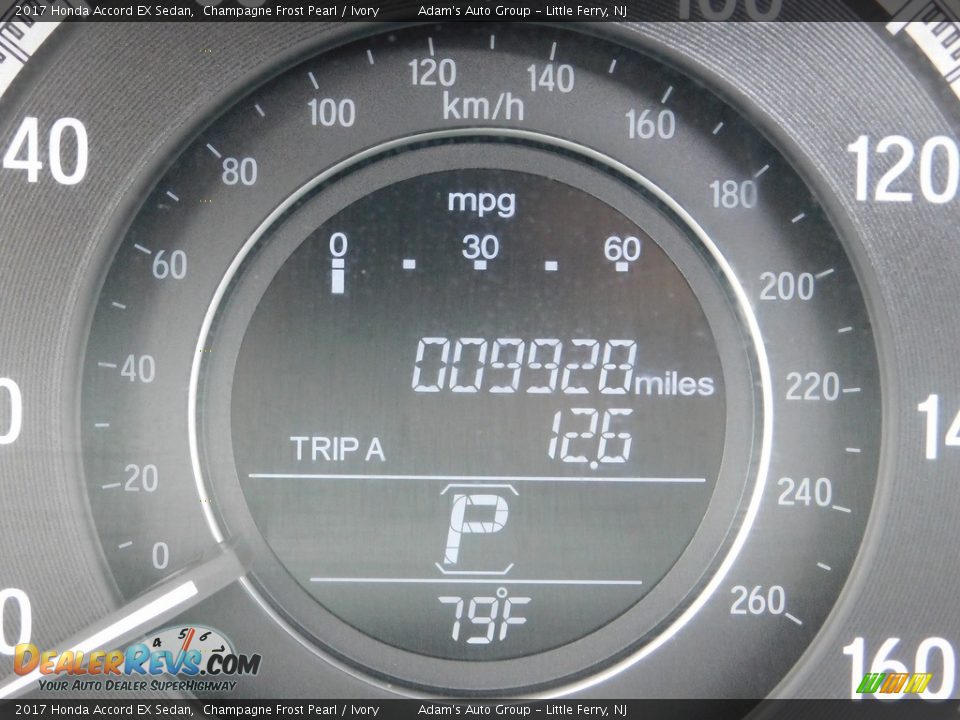 2017 Honda Accord EX Sedan Champagne Frost Pearl / Ivory Photo #22