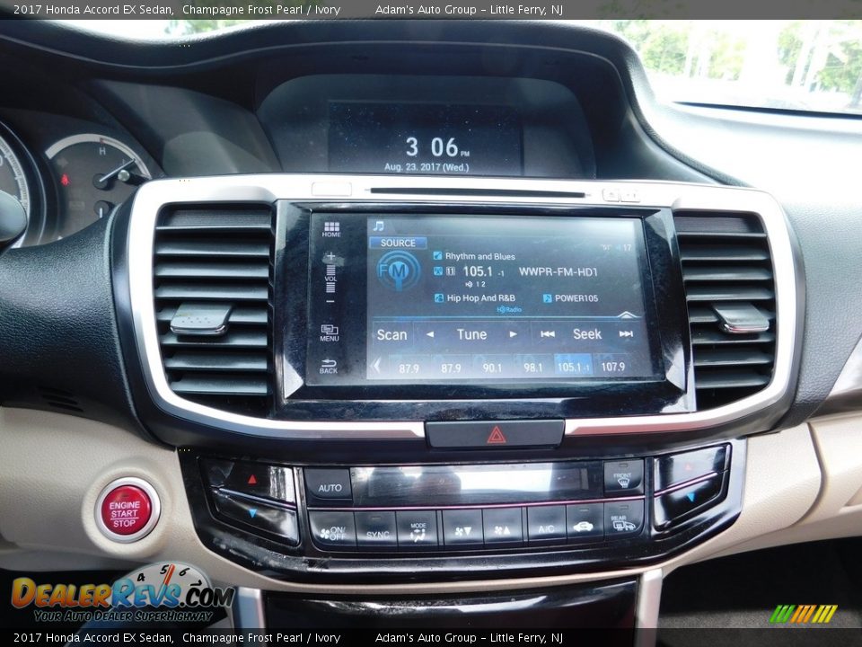 2017 Honda Accord EX Sedan Champagne Frost Pearl / Ivory Photo #29