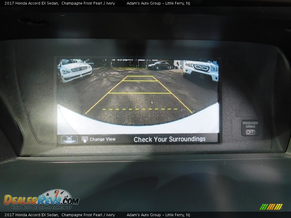 2017 Honda Accord EX Sedan Champagne Frost Pearl / Ivory Photo #33