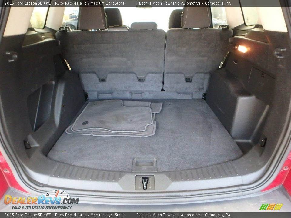 2015 Ford Escape SE 4WD Ruby Red Metallic / Medium Light Stone Photo #4