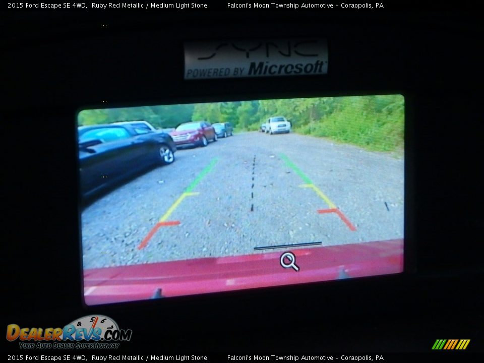2015 Ford Escape SE 4WD Ruby Red Metallic / Medium Light Stone Photo #25