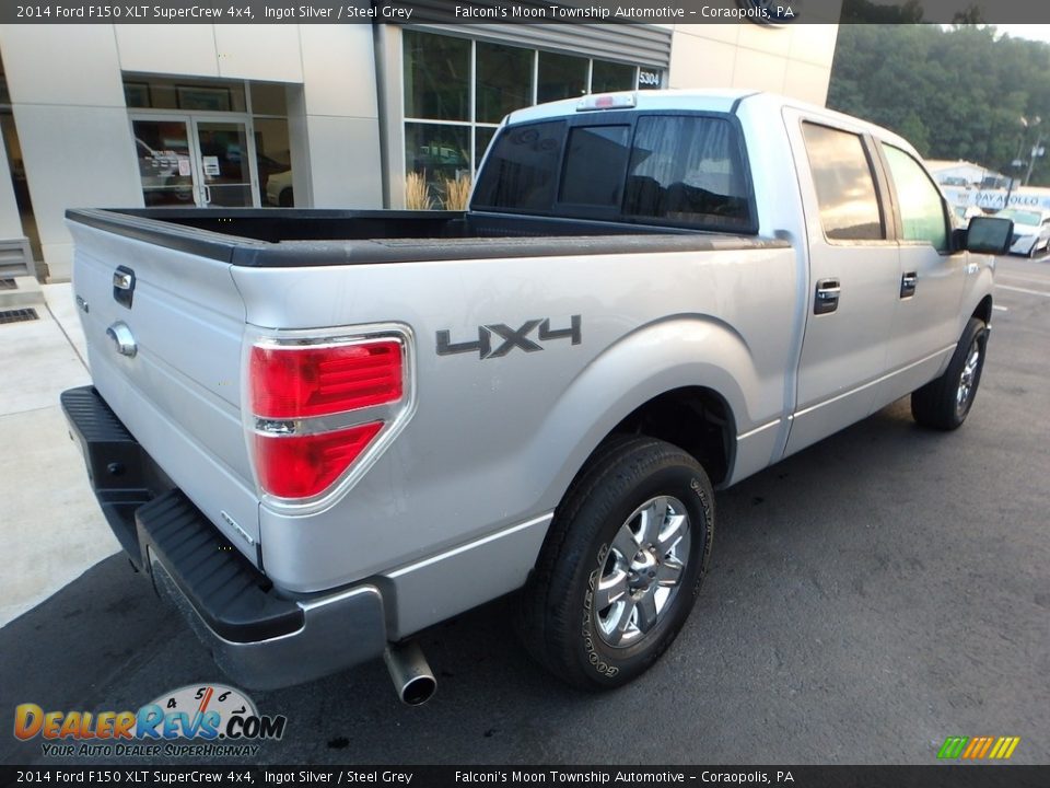 2014 Ford F150 XLT SuperCrew 4x4 Ingot Silver / Steel Grey Photo #2