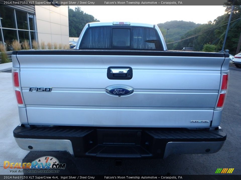 2014 Ford F150 XLT SuperCrew 4x4 Ingot Silver / Steel Grey Photo #3