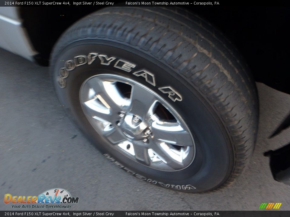 2014 Ford F150 XLT SuperCrew 4x4 Ingot Silver / Steel Grey Photo #9