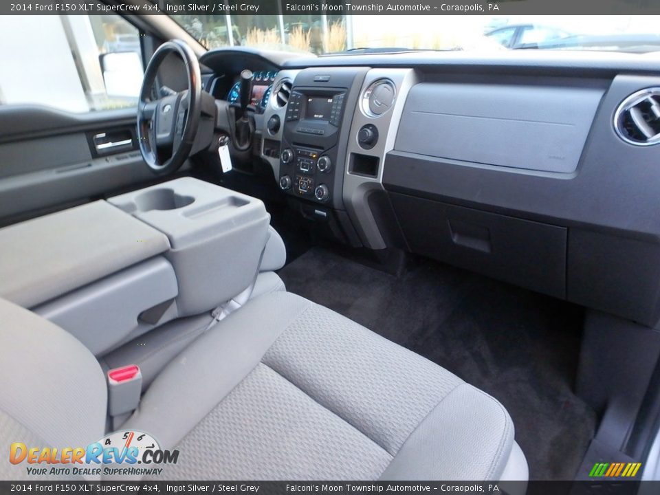 2014 Ford F150 XLT SuperCrew 4x4 Ingot Silver / Steel Grey Photo #11