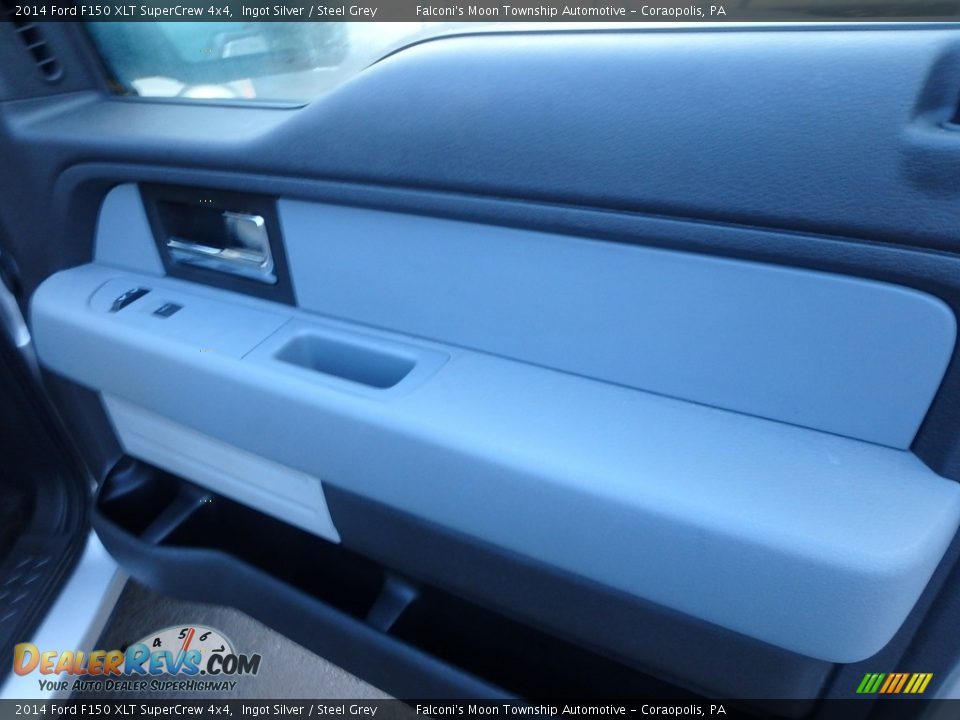 2014 Ford F150 XLT SuperCrew 4x4 Ingot Silver / Steel Grey Photo #12