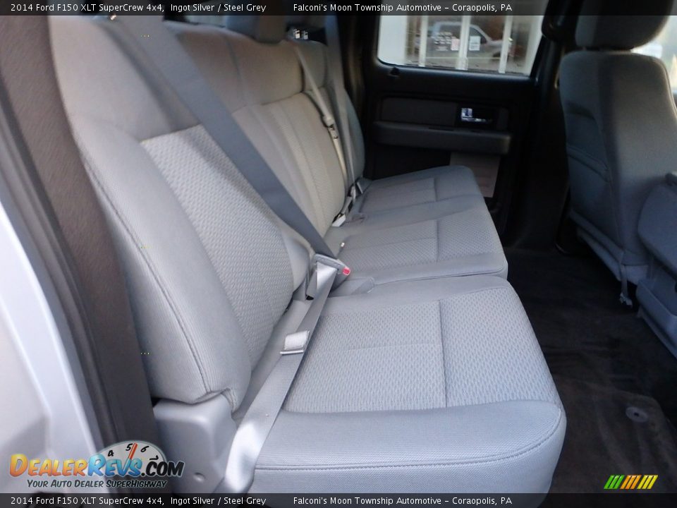 2014 Ford F150 XLT SuperCrew 4x4 Ingot Silver / Steel Grey Photo #13
