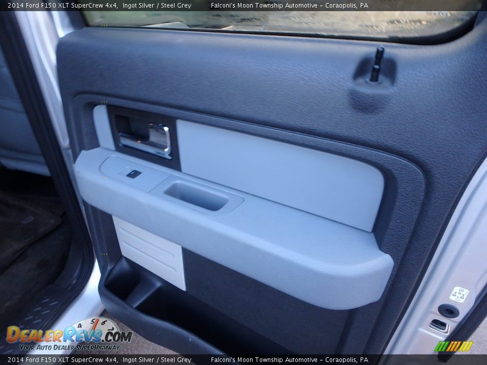 2014 Ford F150 XLT SuperCrew 4x4 Ingot Silver / Steel Grey Photo #14
