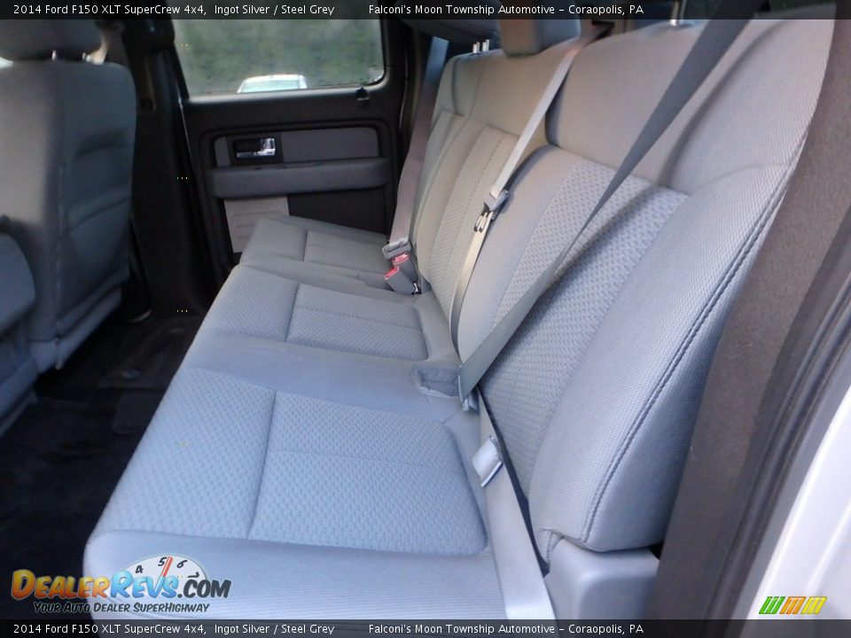 2014 Ford F150 XLT SuperCrew 4x4 Ingot Silver / Steel Grey Photo #18