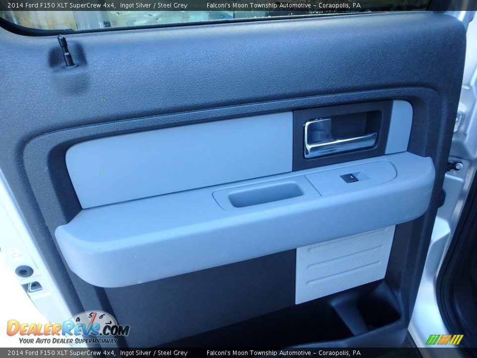 2014 Ford F150 XLT SuperCrew 4x4 Ingot Silver / Steel Grey Photo #20