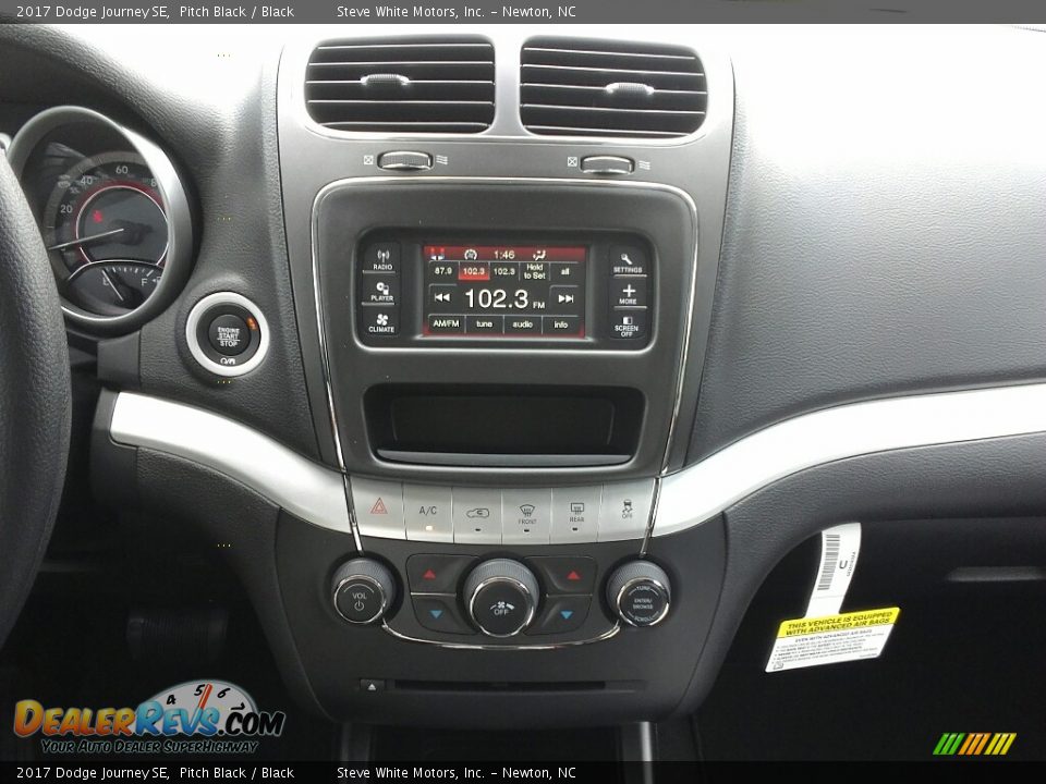 2017 Dodge Journey SE Pitch Black / Black Photo #23