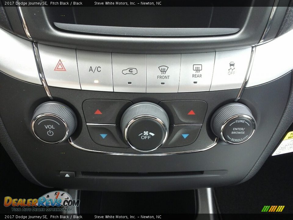 2017 Dodge Journey SE Pitch Black / Black Photo #25