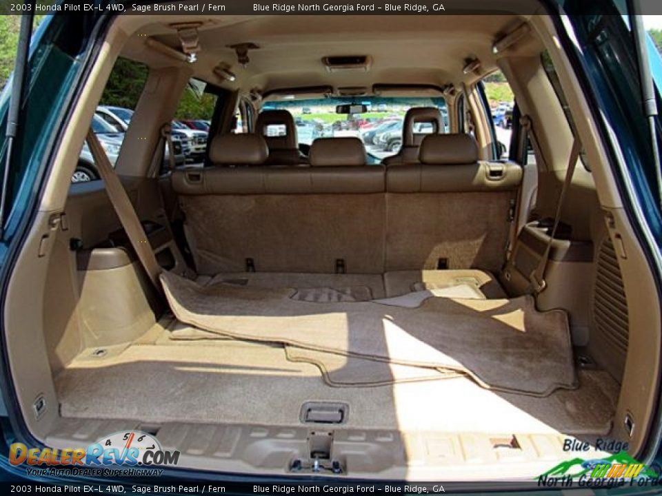 2003 Honda Pilot EX-L 4WD Sage Brush Pearl / Fern Photo #15