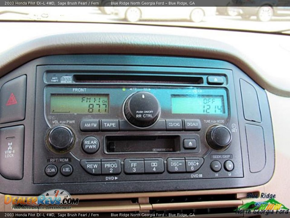 2003 Honda Pilot EX-L 4WD Sage Brush Pearl / Fern Photo #22