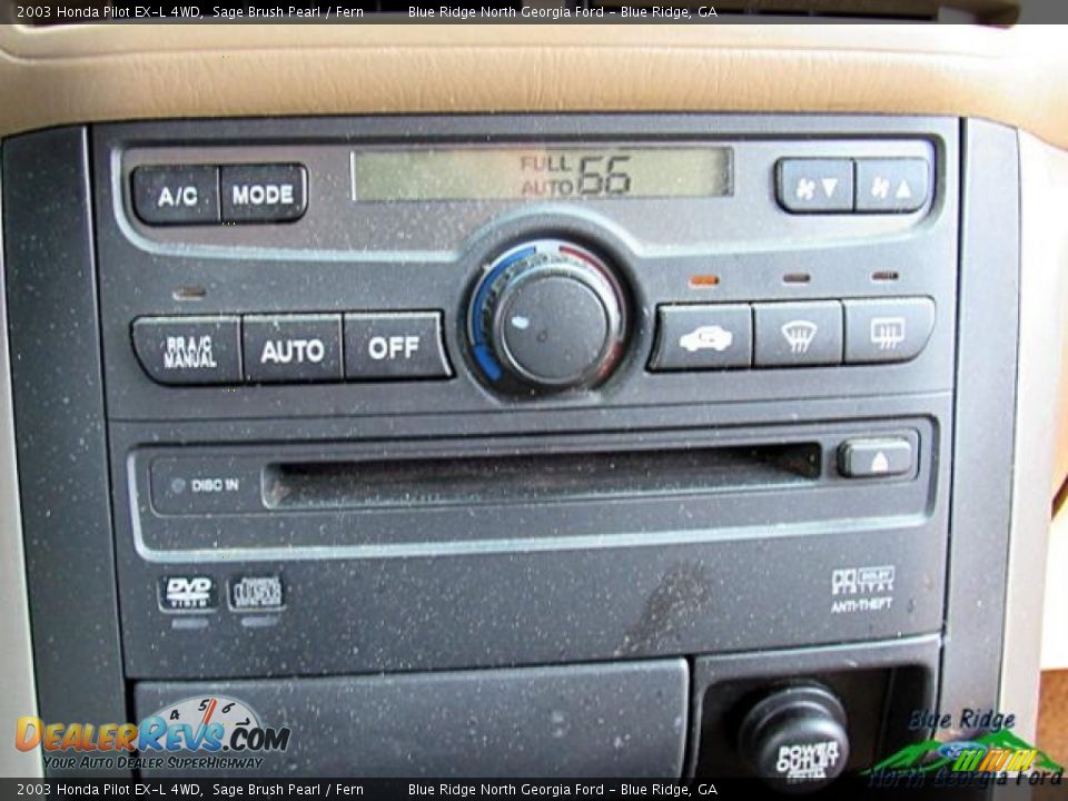 2003 Honda Pilot EX-L 4WD Sage Brush Pearl / Fern Photo #23