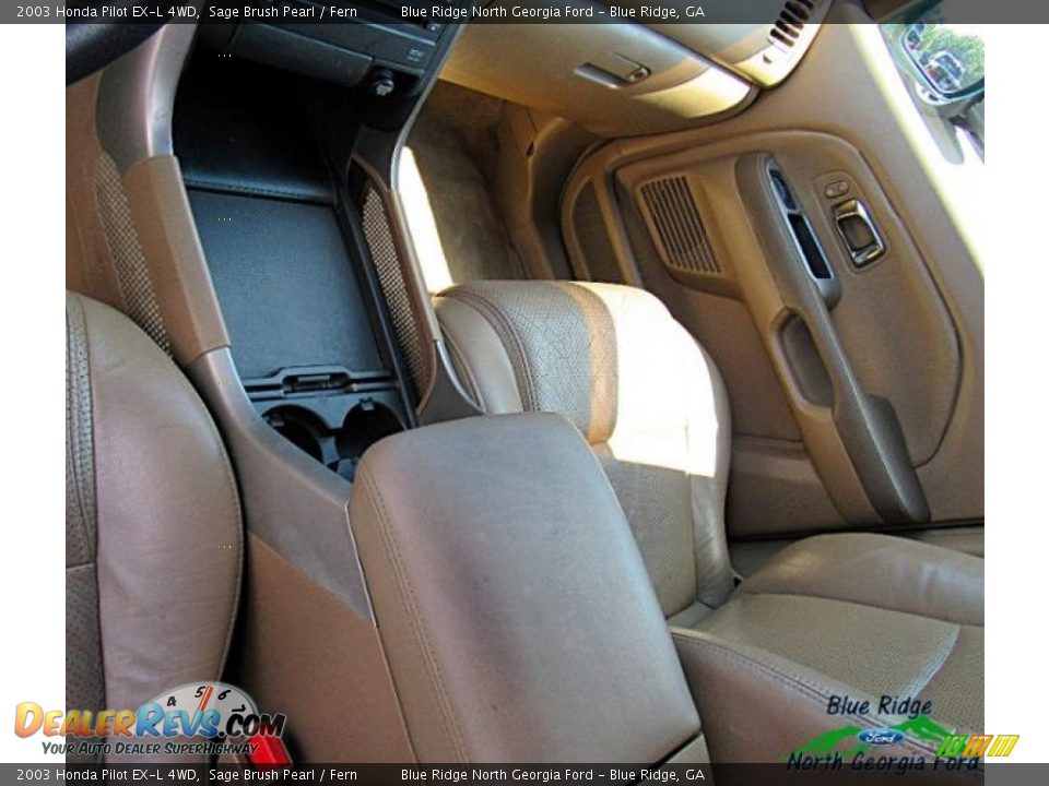 2003 Honda Pilot EX-L 4WD Sage Brush Pearl / Fern Photo #24