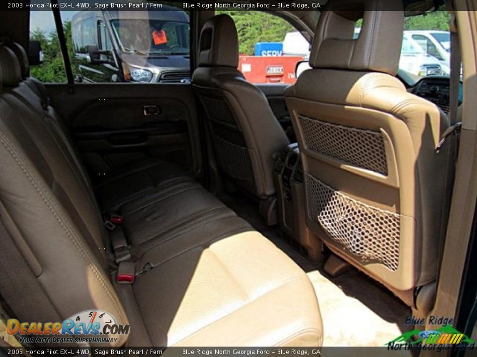 2003 Honda Pilot EX-L 4WD Sage Brush Pearl / Fern Photo #29