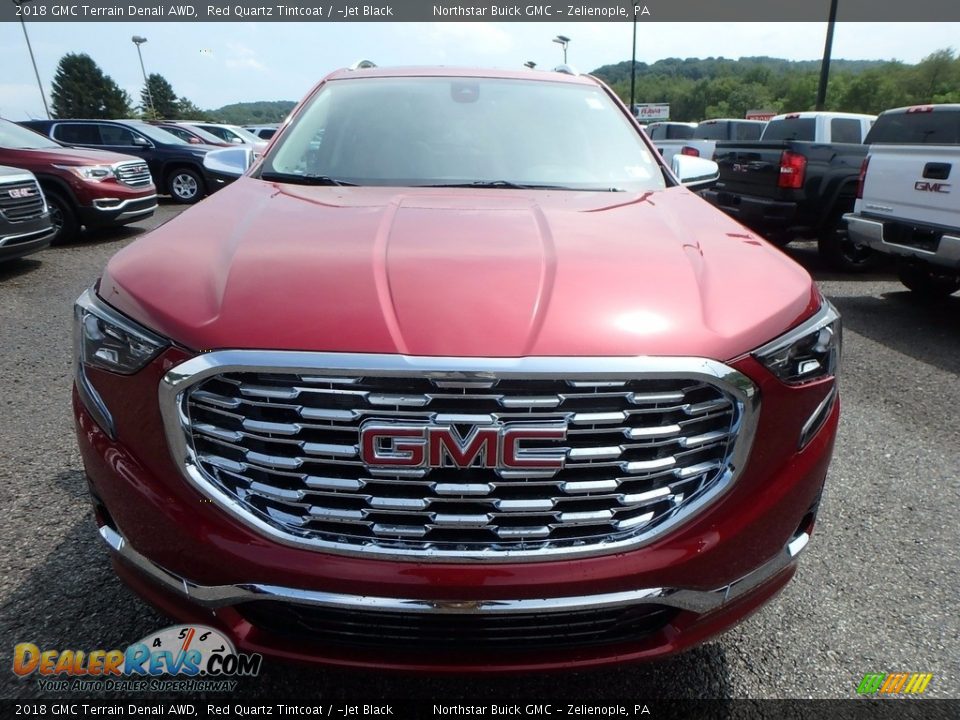 2018 GMC Terrain Denali AWD Red Quartz Tintcoat / ­Jet Black Photo #2