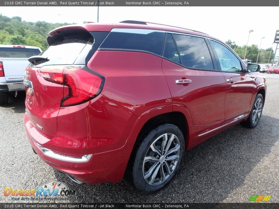 2018 GMC Terrain Denali AWD Red Quartz Tintcoat / ­Jet Black Photo #5