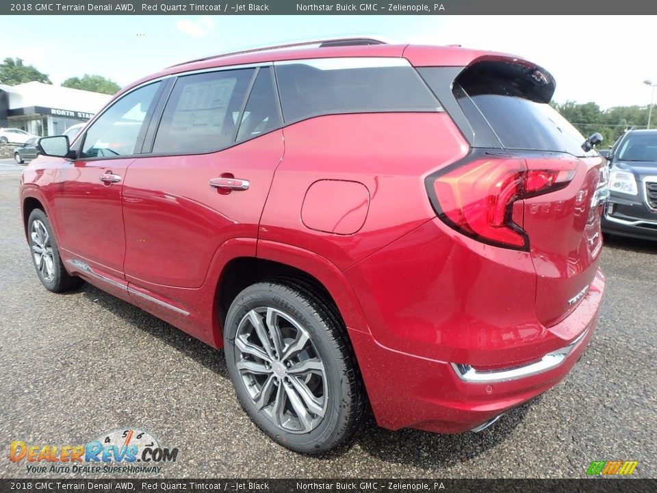 2018 GMC Terrain Denali AWD Red Quartz Tintcoat / ­Jet Black Photo #7